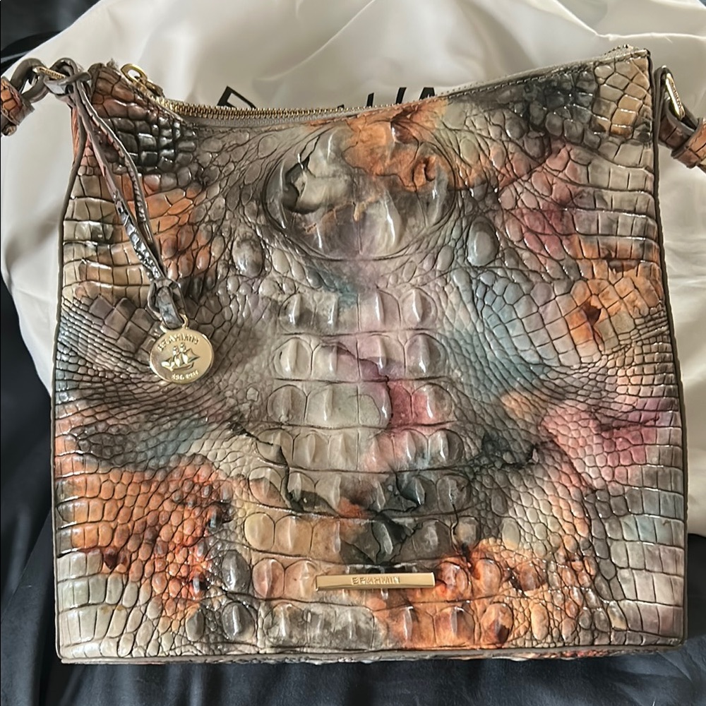 Brahmin Gemstone Melbourne Crocodile Embossed Women's Bag
